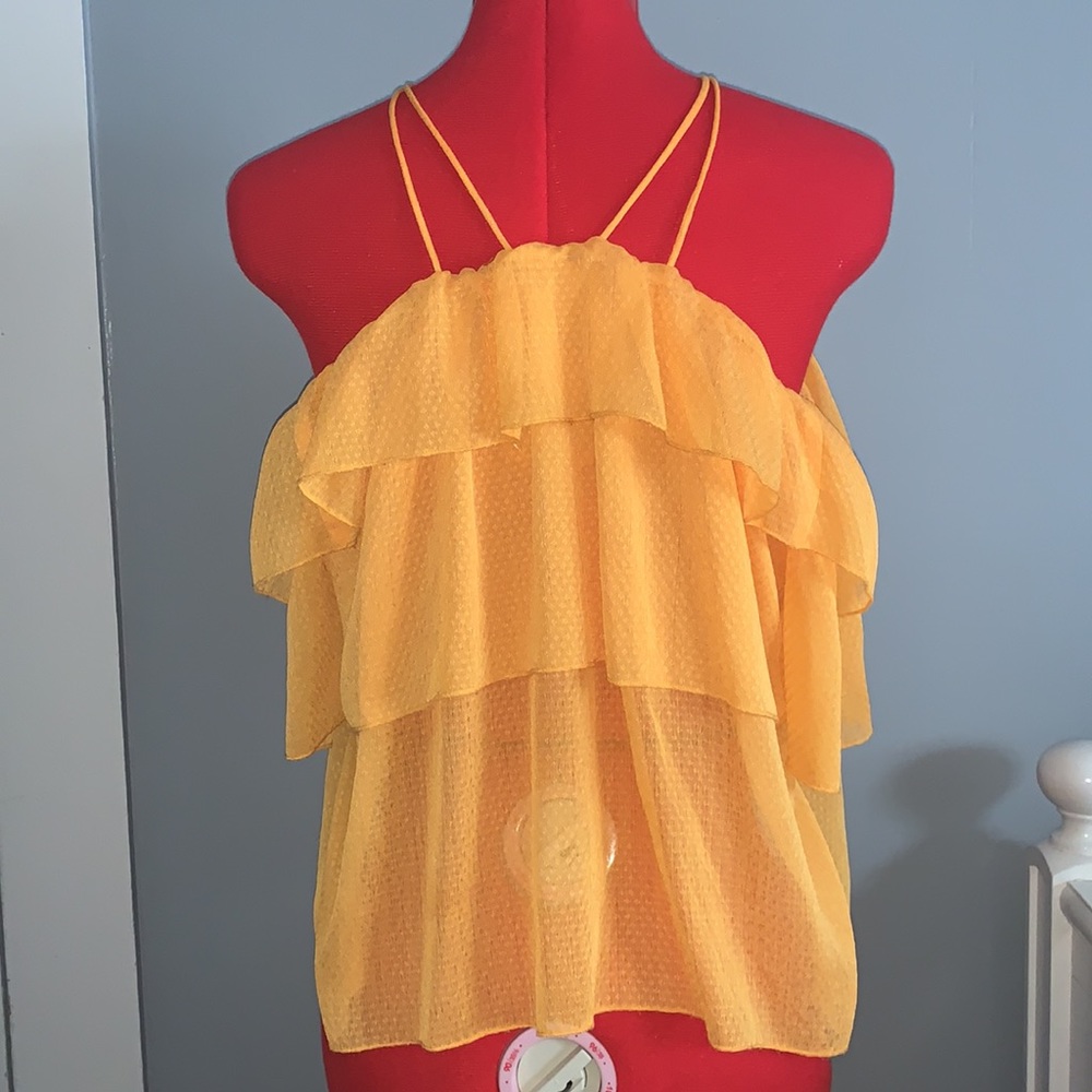 Zara Flowy Ruffle Blouse - Picture 4 of 5